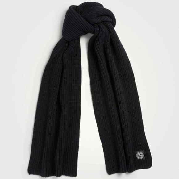 BRAND NEW WITH TAGS STONE ISLAND GEELONG WOOL SCARF - Picture 2 of 13